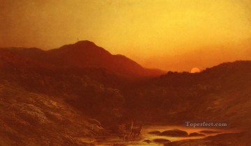  gustav lienzo - Recuerdo DEcosse paisaje Gustave Doré arroyo